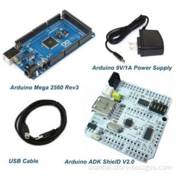 Arduino Mega 2560 REV3 and Adk Shield for Android Starter Kits Arduino Compatible